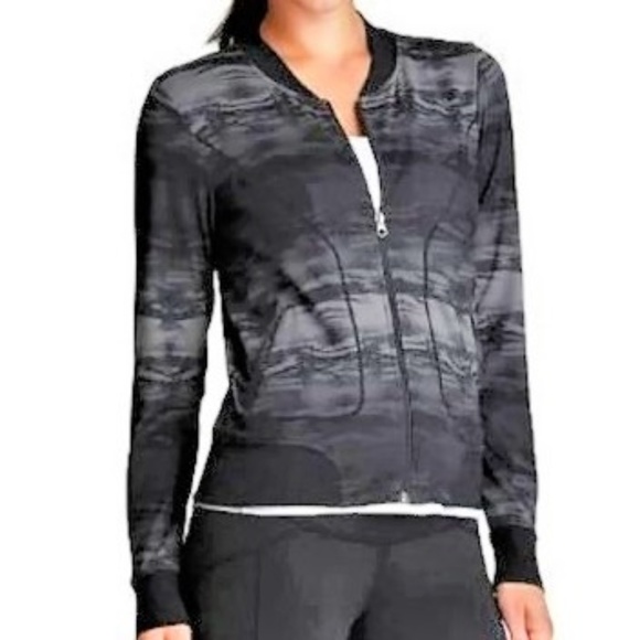 Athleta Jackets & Blazers - Athleta Jacket Bombtastic Athletic Full Front Zip Wicking Breathable M